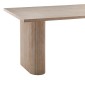 Τραπέζι Loozir pakoworld mdf σε απόχρωση λευκό μαρμάρου 180x90x75εκ
