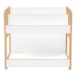 Ραφιέρα Dovere pakoworld φυσικό-λευκό mdf 56x34x55εκ