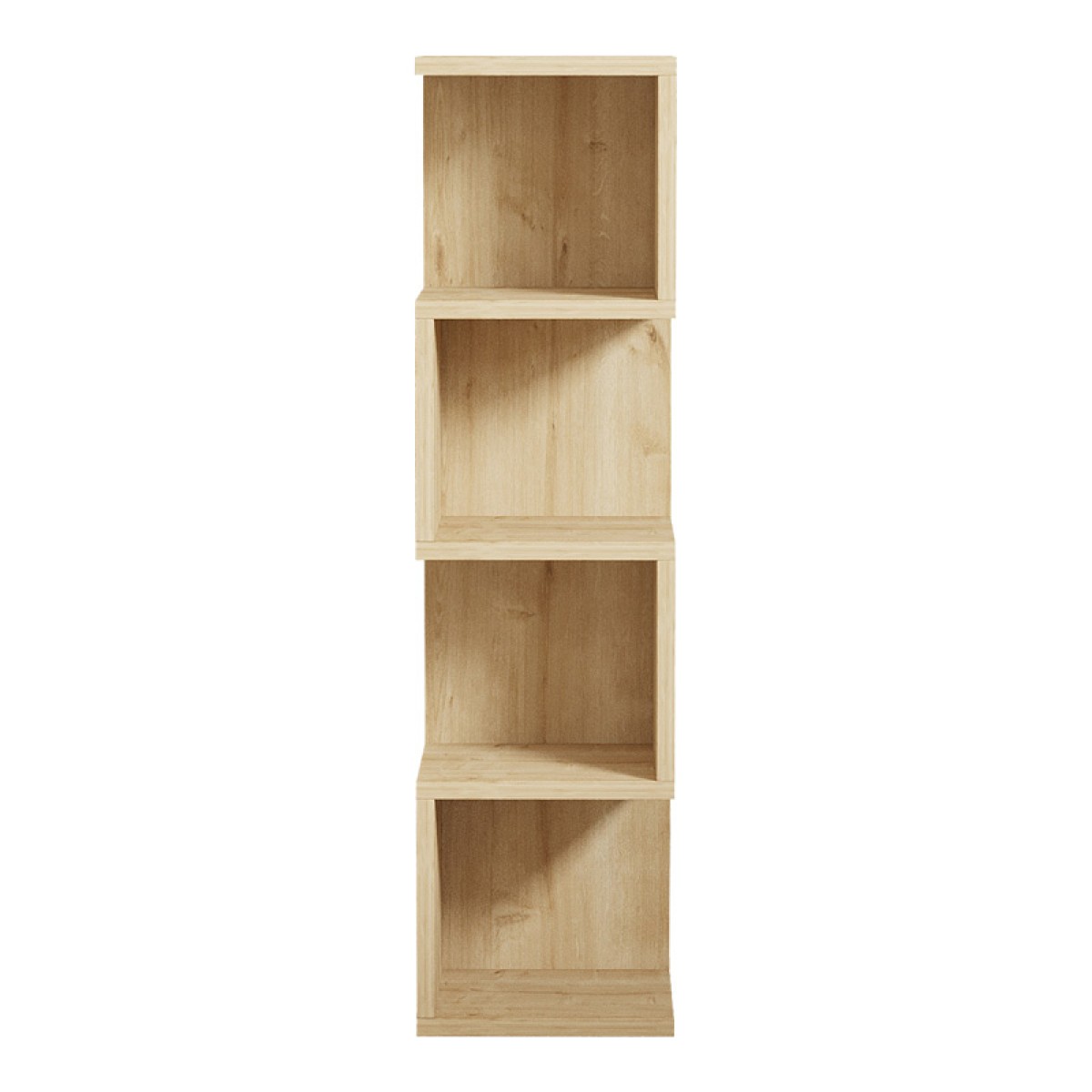 Ραφιέρα επιδαπέδια Pratel pakoworld σε oak απόχρωση 25x27x95εκ
