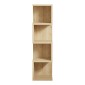 Ραφιέρα επιδαπέδια Pratel pakoworld σε oak απόχρωση 25x27x95εκ