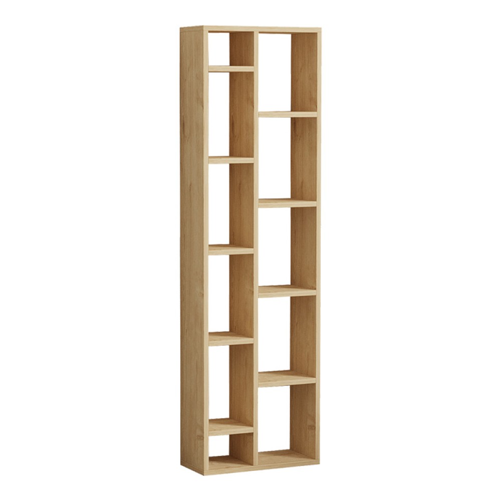 Βιβλιοθήκη Minicu pakoworld σε oak απόχρωση  44,4x19,6x150εκ