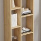 Βιβλιοθήκη Minicu pakoworld σε oak απόχρωση  44,4x19,6x150εκ