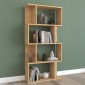 Βιβλιοθήκη Kadu pakoworld σε oak απόχρωση  72x22x147εκ