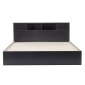 Κρεβάτι διπλό OLYMPUS pakoworld χρώμα wenge 160x200εκ