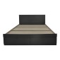 Κρεβάτι Olympus pakoworld με συρτάρι σε wenge απόχρωση 150x200εκ