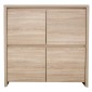 Μπουφές Selina pakoworld sonoma 105x40.5x112.5εκ