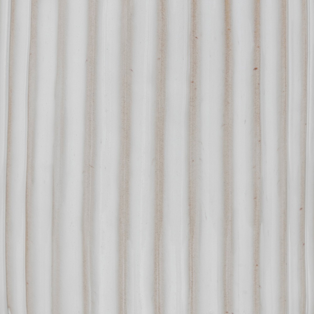 Βάζο Whiten pakoworld κεραμικό σε λευκή απόχρωση Φ13x28εκ