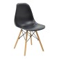 Τραπεζαρία Cuba-Julita pakoworld σετ 5τεμ MDF sonoma-μαύρο-φυσικό 120x70x76εκ