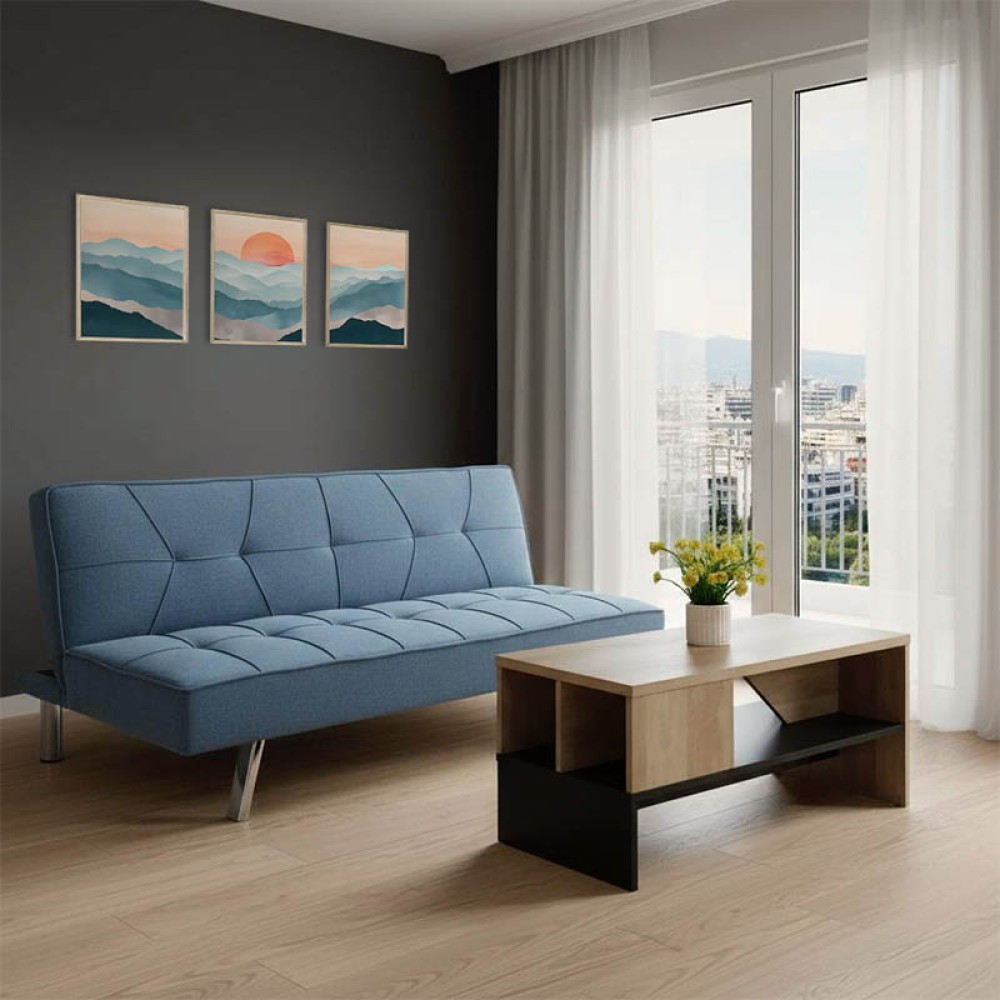 Φοιτητικό πακέτο επίπλων σαλονιού Groove pakoworld σετ 2τεμ