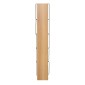 Βιβλιοθήκη mini Tars pakoworld  sonoma-μαύρο 50x22x150εκ
