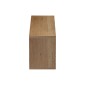 Ραφιέρα τοίχου Mikoro pakoworld σε φυσική απόχρωση 90x22x25.6εκ