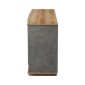 Μπουφές Zafore  pakoworld σε oak-γκρι μαρμάρου 180x45x80εκ