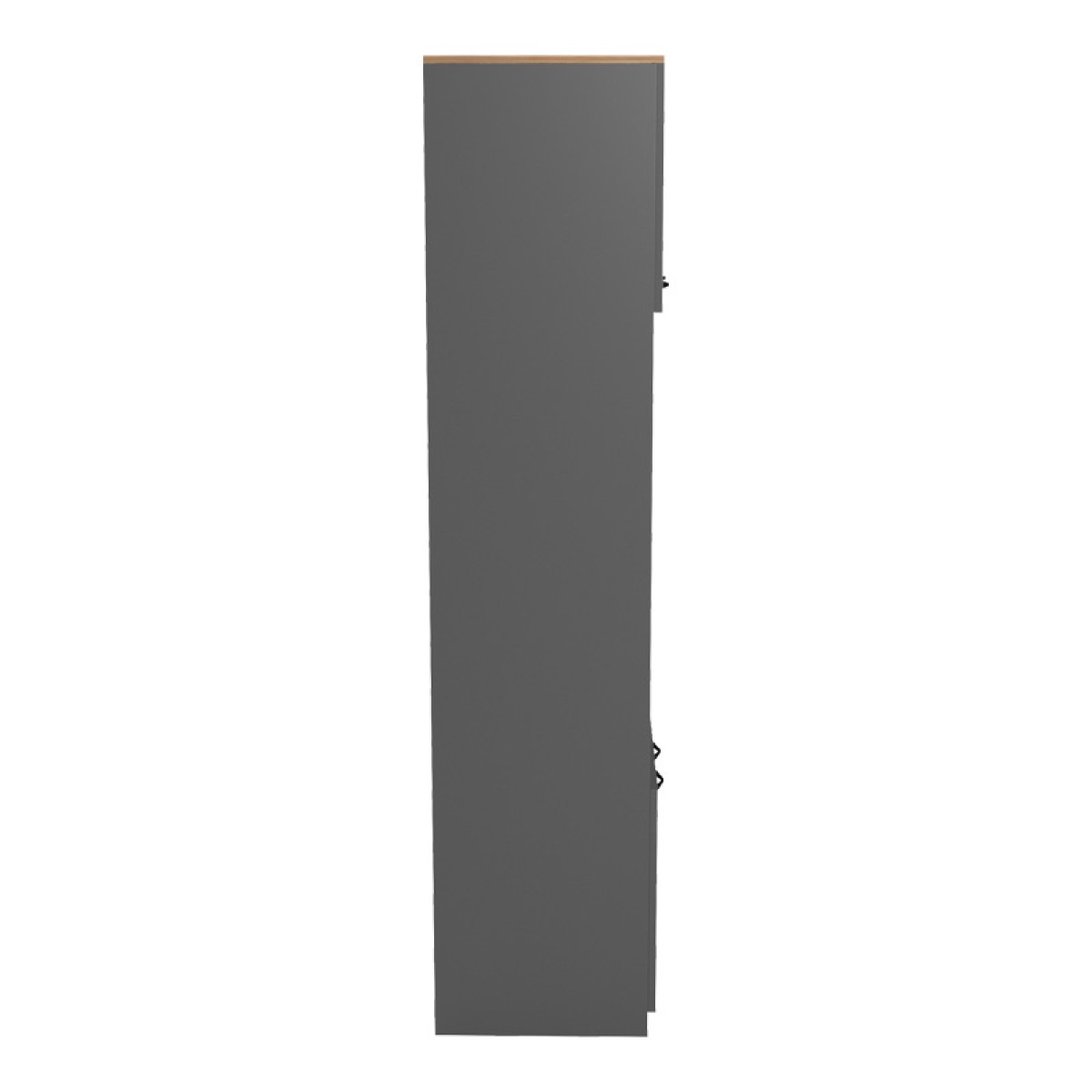 Στήλη Rowan pakoworld σε oak-ανθρακί απόχρωση 60x42x182εκ