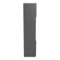 Στήλη Rowan pakoworld σε oak-ανθρακί απόχρωση 60x42x182εκ