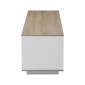 Έπιπλο τηλεόρασης Winey pakoworld σε sonoma-λευκή απόχρωση 180x44.5x44.5εκ