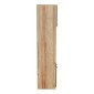 Ντουλάπα κουζίνας Rowan pakoworld σε oak-ανθρακί απόχρωση 60x42x182εκ