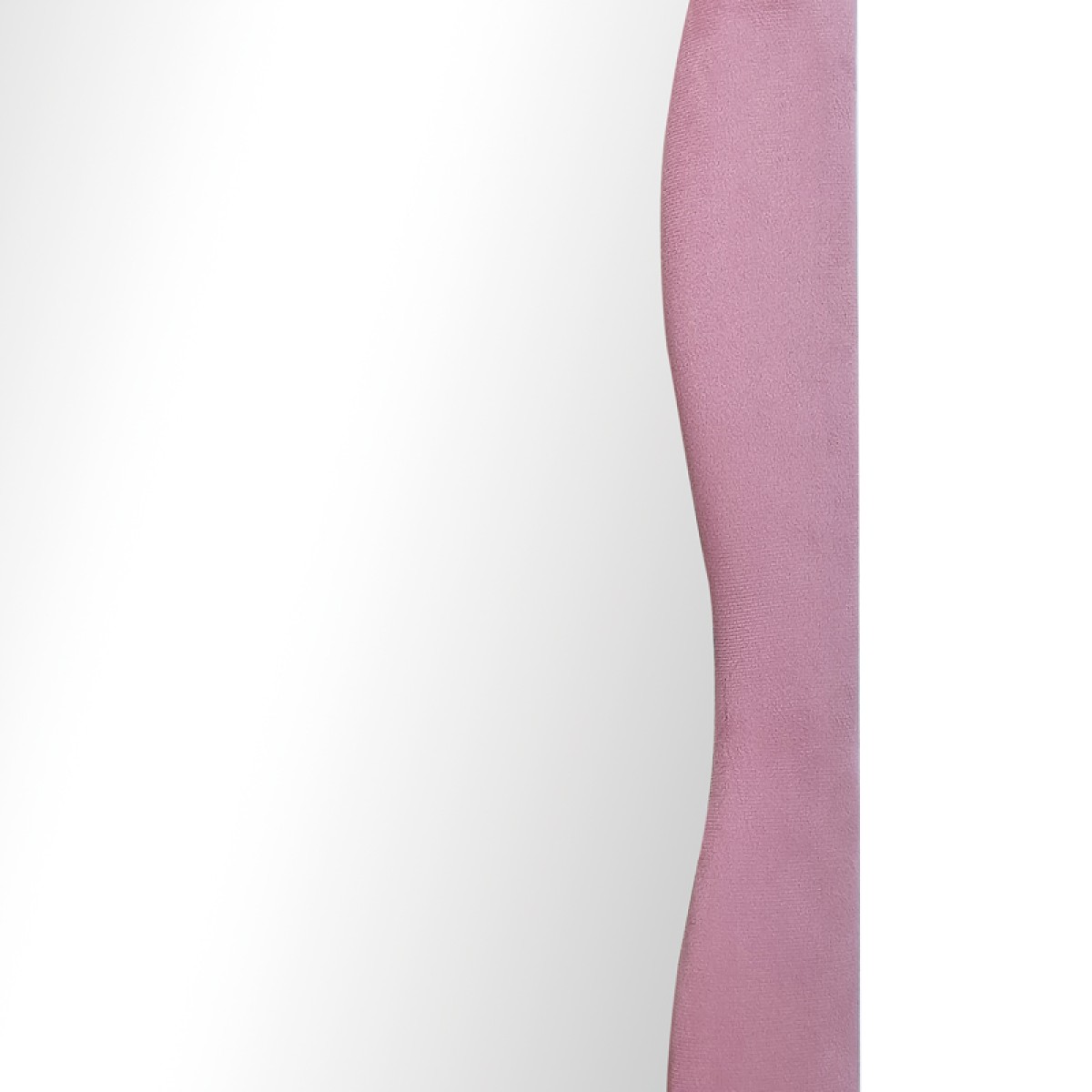 Καθρέπτης δαπέδου Lezour pakoworld βελούδο σε σάπιο μήλο απόχρωση 50x5x170εκ