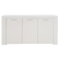 Μπουφές Joanna pakoworld λευκό 144x42x80εκ