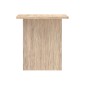 Τραπέζι Kumba pakoworld σε oak απόχρωση 80x40x42εκ