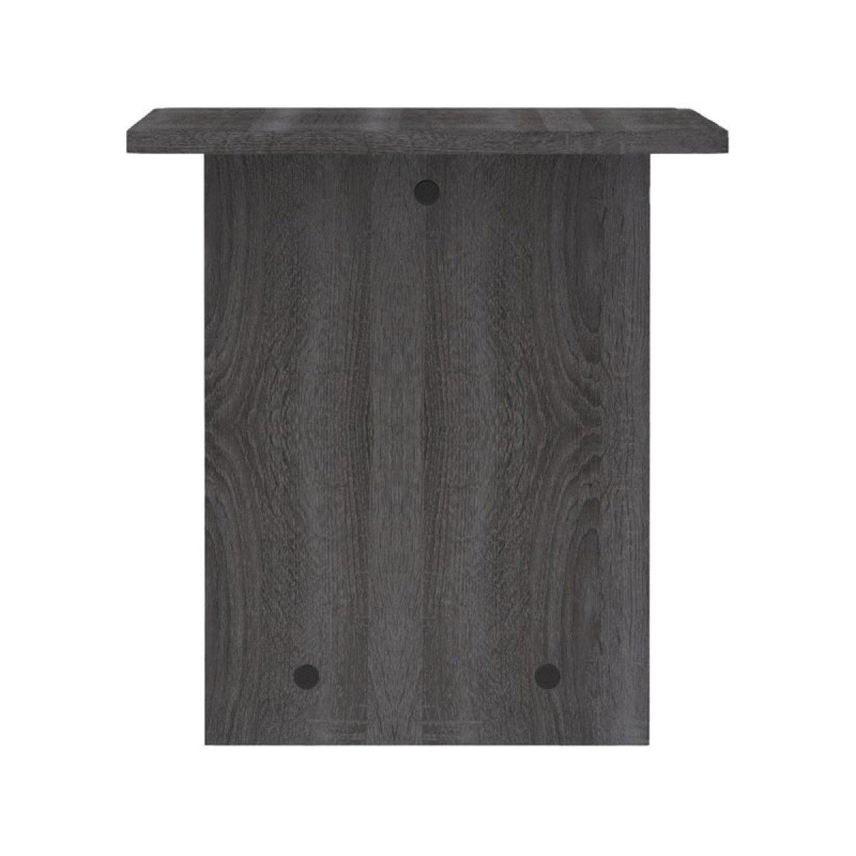 Τραπέζι Kumba pakoworld σε ανθρακί-wenge απόχρωση 80x40x42εκ