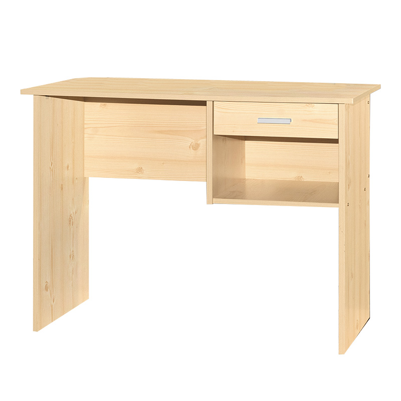 Γραφείο εργασίας με συρτάρι Michael pakoworld φυσικό 88x45x72εκ