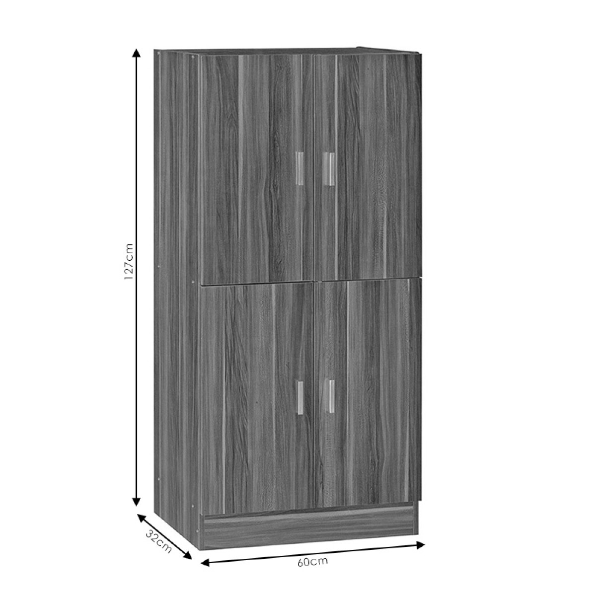 Παπουτσοθήκη-ντουλάπι Felicity pakoworld χρώμα wenge eo 60x32x127εκ