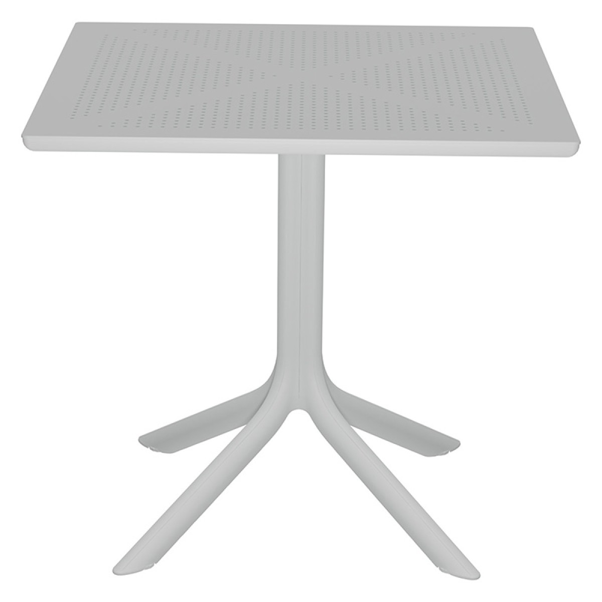 Τραπεζαρία Groovy-Ignite pakoworld σετ 5τεμ PP λευκό 80x80x74,5εκ.