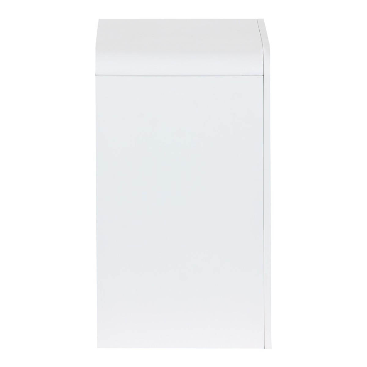 Κομοδίνο Zeplen pakoworld MDF σε λευκή απόχρωση 40x30x53εκ