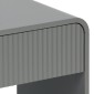 Κομοδίνο Zeplen pakoworld MDF σε γκρι απόχρωση 40x40x53εκ