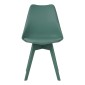 Καρέκλα Gaston I pakoworld PP-PU σε μέντα απόχρωση 48.5x53.5x81.5εκ