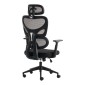 Καρέκλα γραφείου διευθυντή Cadrey pakoworld mesh μαύρο 67x64x120-128εκ Καρέκλα γραφείου διευθυντή Cadrey pakoworld mesh μαύρο 67x64x120-128εκ
