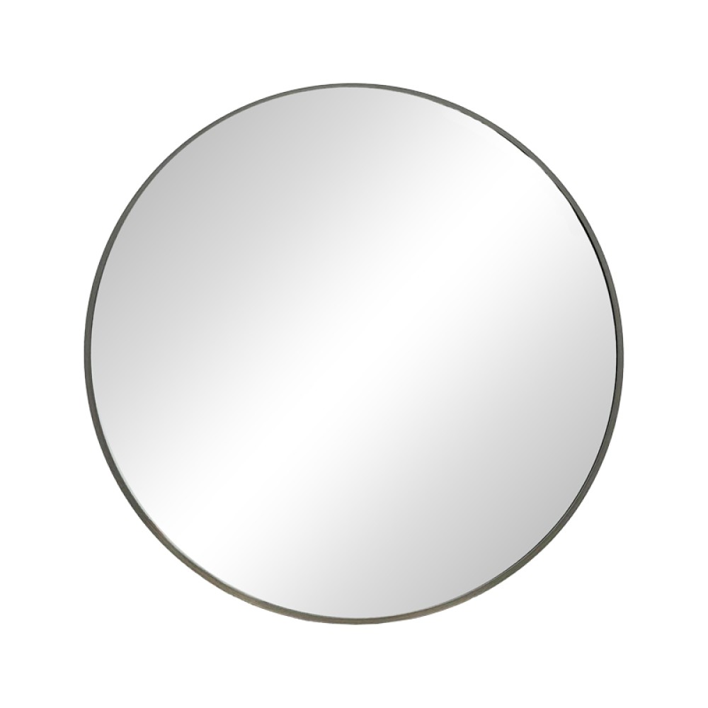 Καθρέπτης Nhaos Inart μαύρο αλουμίνιο Φ60x2.5εκ Καθρέπτης Nhaos Inart μαύρο αλουμίνιο Φ60x2.5εκ