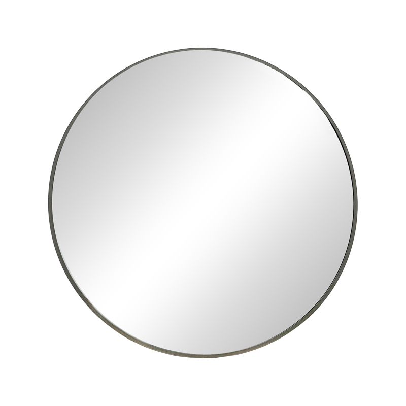 Καθρέπτης Nhaos Inart μαύρο αλουμίνιο Φ60x2.5εκ Καθρέπτης Nhaos Inart μαύρο αλουμίνιο Φ60x2.5εκ