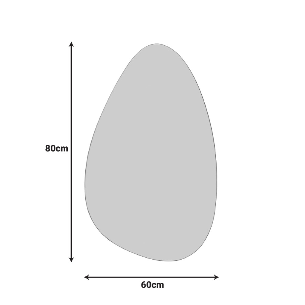 Καθρέπτης Spegio Inart 50x1x80εκ