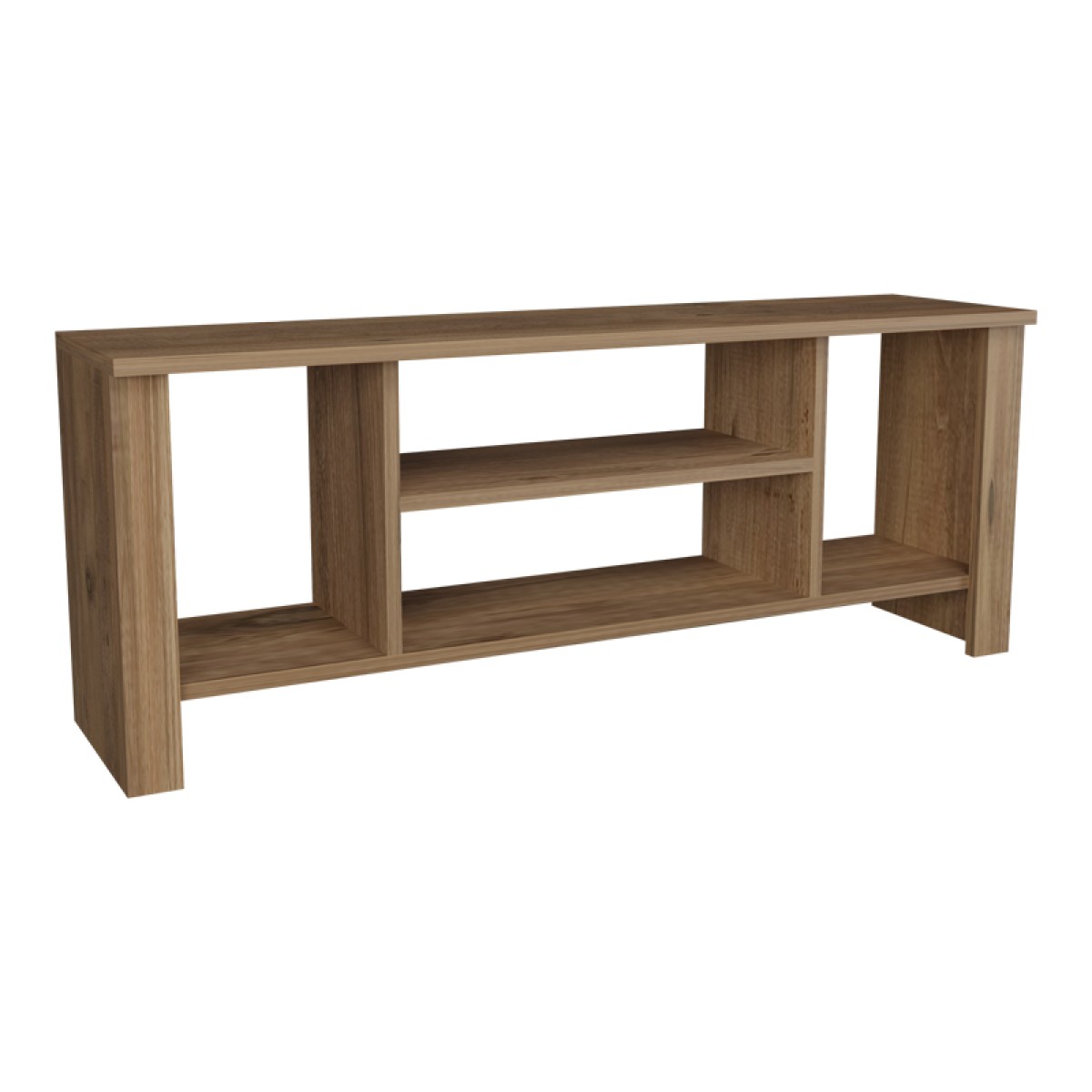 Έπιπλο τηλεόρασης Seref pakoworld σε oak απόχρωση 120x30x47εκ Έπιπλο τηλεόρασης Seref pakoworld σε oak απόχρωση 120x30x47εκ
