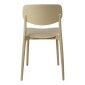 Καρέκλα Berdian pakoworld στοιβαζόμενη pp σε cappuccino απόχρωση 38x49x79εκ