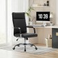 Καρέκλα γραφείου διευθυντη Mavel pakoworld PU μαύρo 55x62x100-110εκ