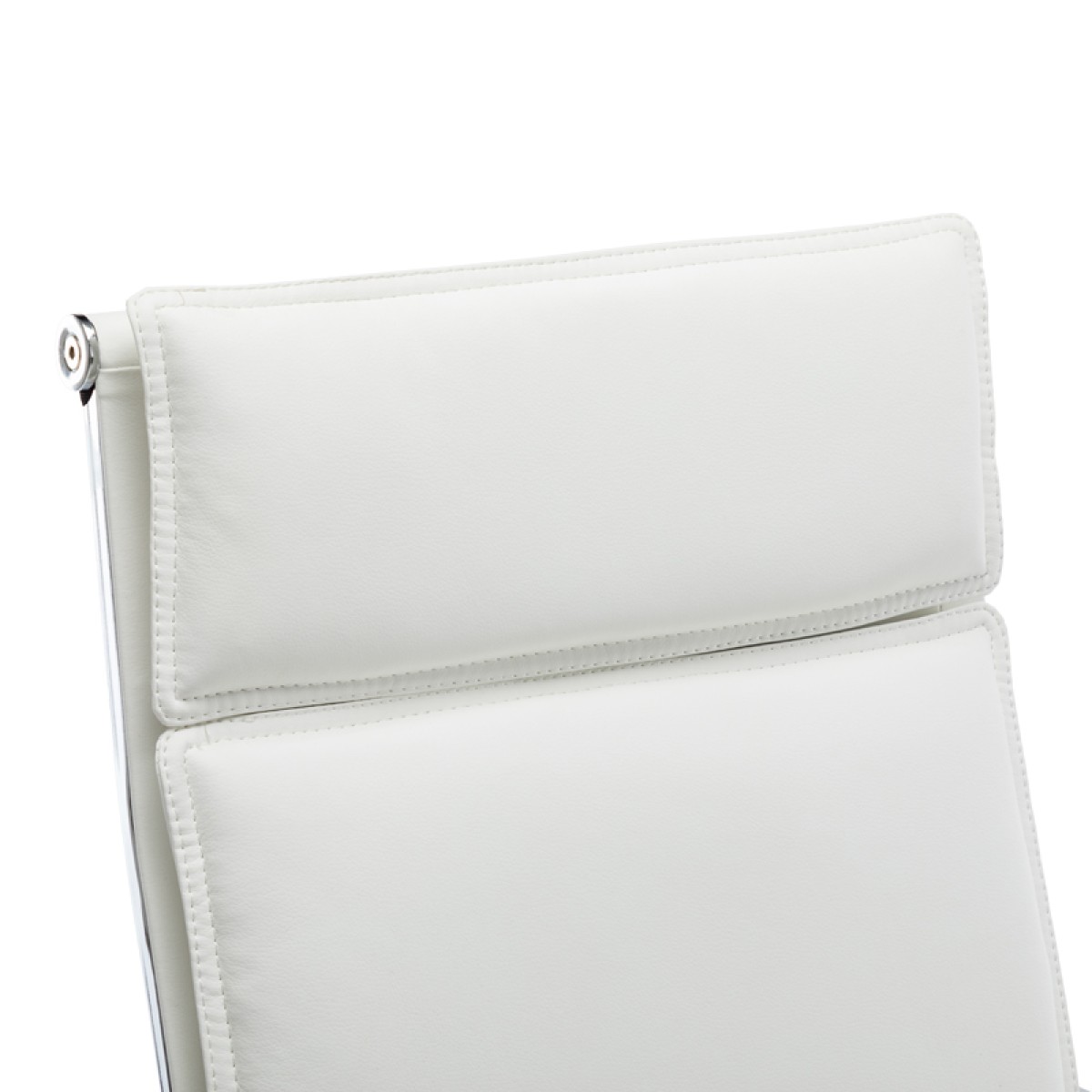 Καρέκλα γραφείου διευθυντη Mavel pakoworld PU λευκό 55x62x100-110εκ