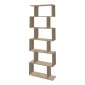 Βιβλιοθήκη Sezen pakoworld σε oak απόχρωση 70x24x191.5εκ