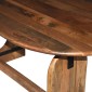 Τραπέζι Jenkou pakoworld mango ξύλο σε φυσική απόχρωση 180x90x76εκ