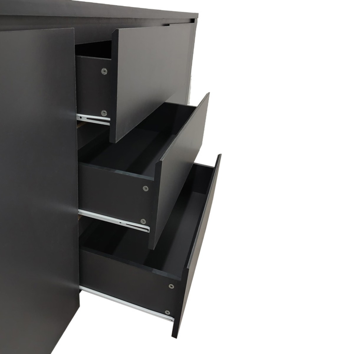 Μπουφές Kalya pakoworld σε ανθρακί απόχρωση 220x49x89.5εκ