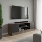 Έπιπλο τηλεόρασης Sasa pakoworld σε oak-ανθρακί απόχρωση 120x35x41.5εκ Έπιπλο τηλεόρασης Sasa pakoworld σε oak-ανθρακί απόχρωση 120x35x41.5εκ