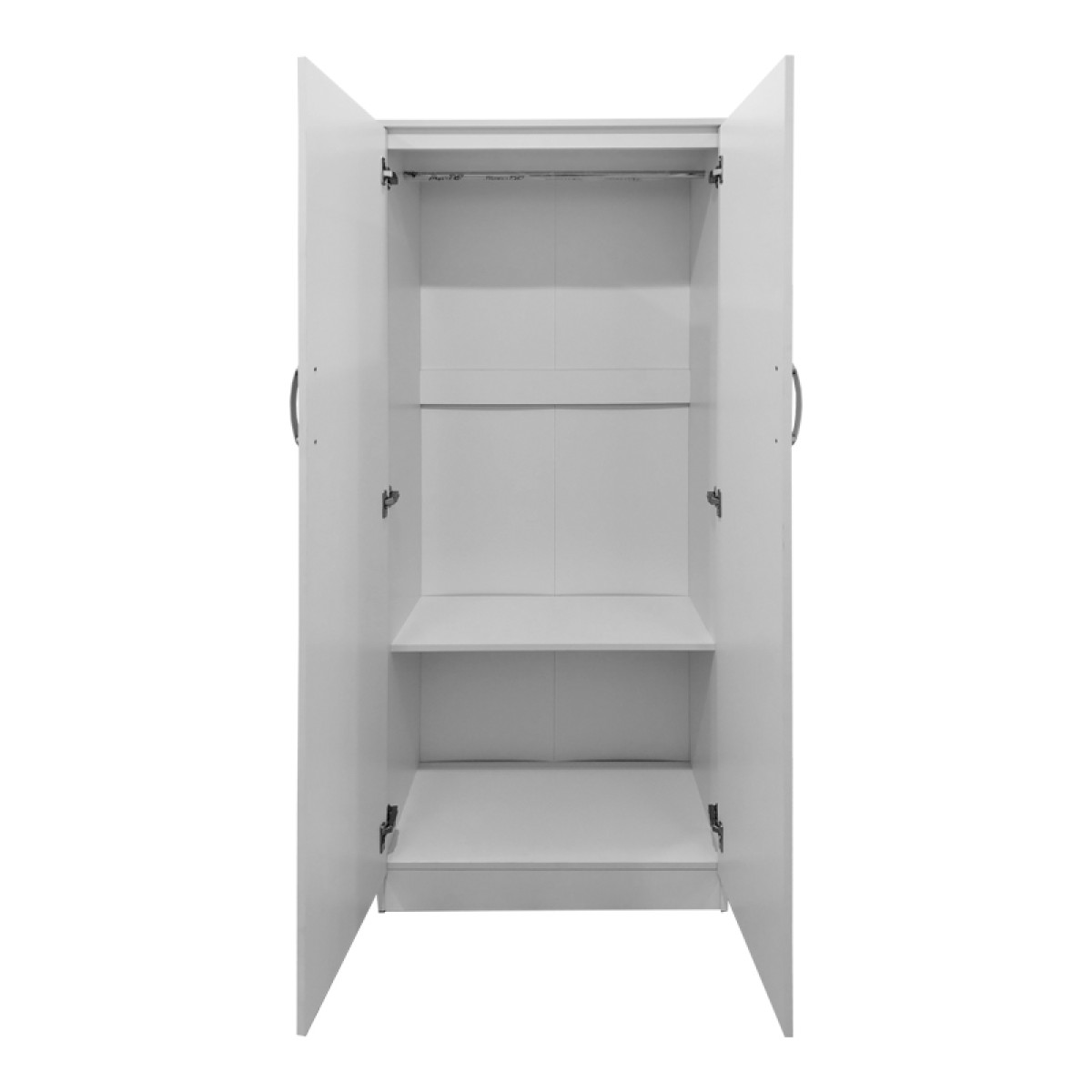 Ντουλάπα δίφυλλη Lego pakoworld σε λευκή απόχρωση 80x42x180εκ