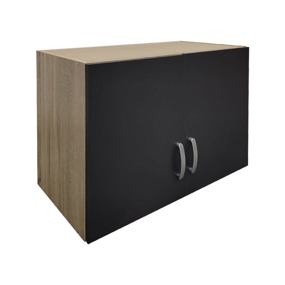 Πατάρι ντουλάπας δίφυλλο Lego pakoworld σε sonoma-ανθρακί απόχρωση 80x42x60εκ