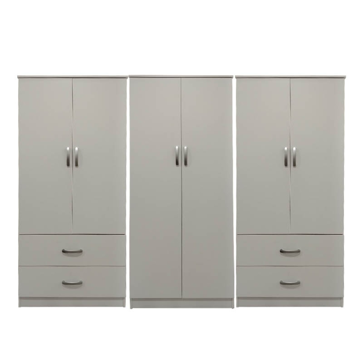 Ντουλάπα εξάφυλλη Lego pakoworld λευκή 240x42x180εκ