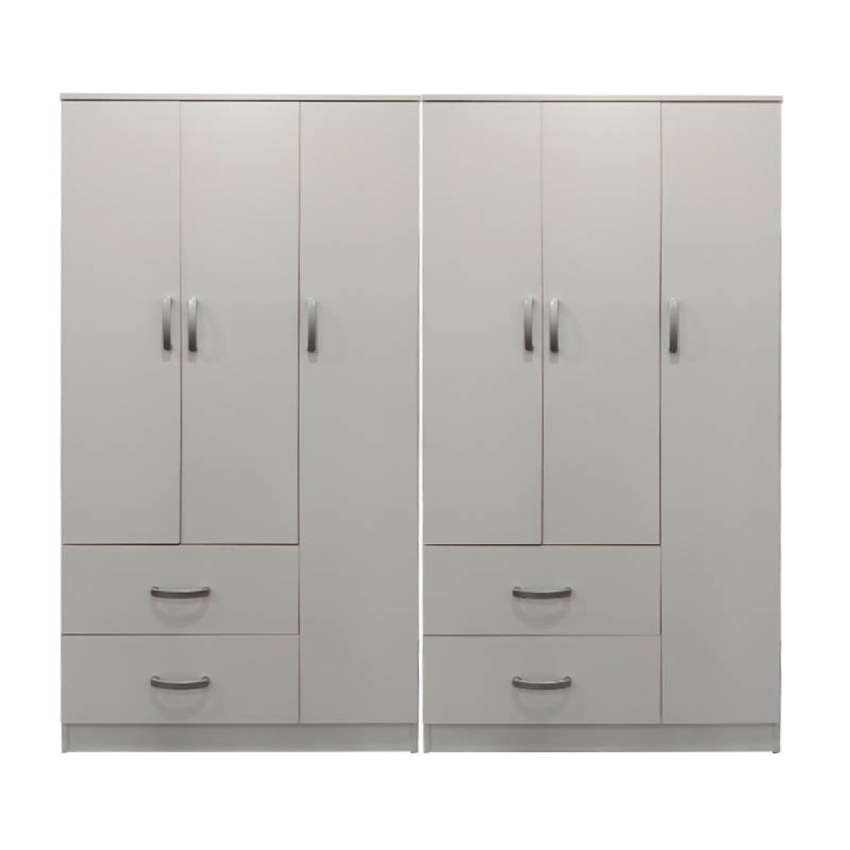 Ντουλάπα εξάφυλλη Lego pakoworld λευκή 180x42x180εκ