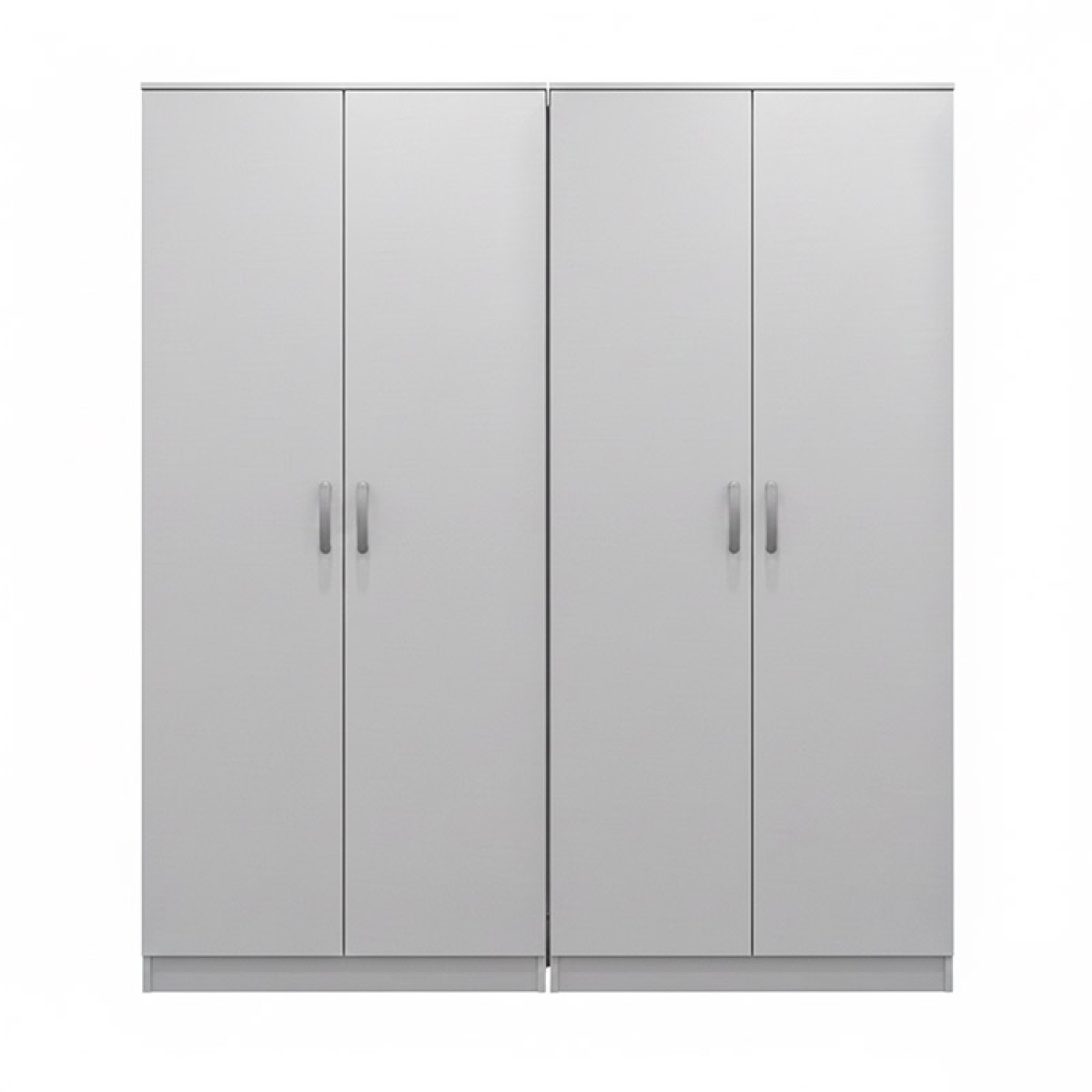 Ντουλάπα τετράφυλλη Lego Ι pakoworld λευκή 160x42x180εκ