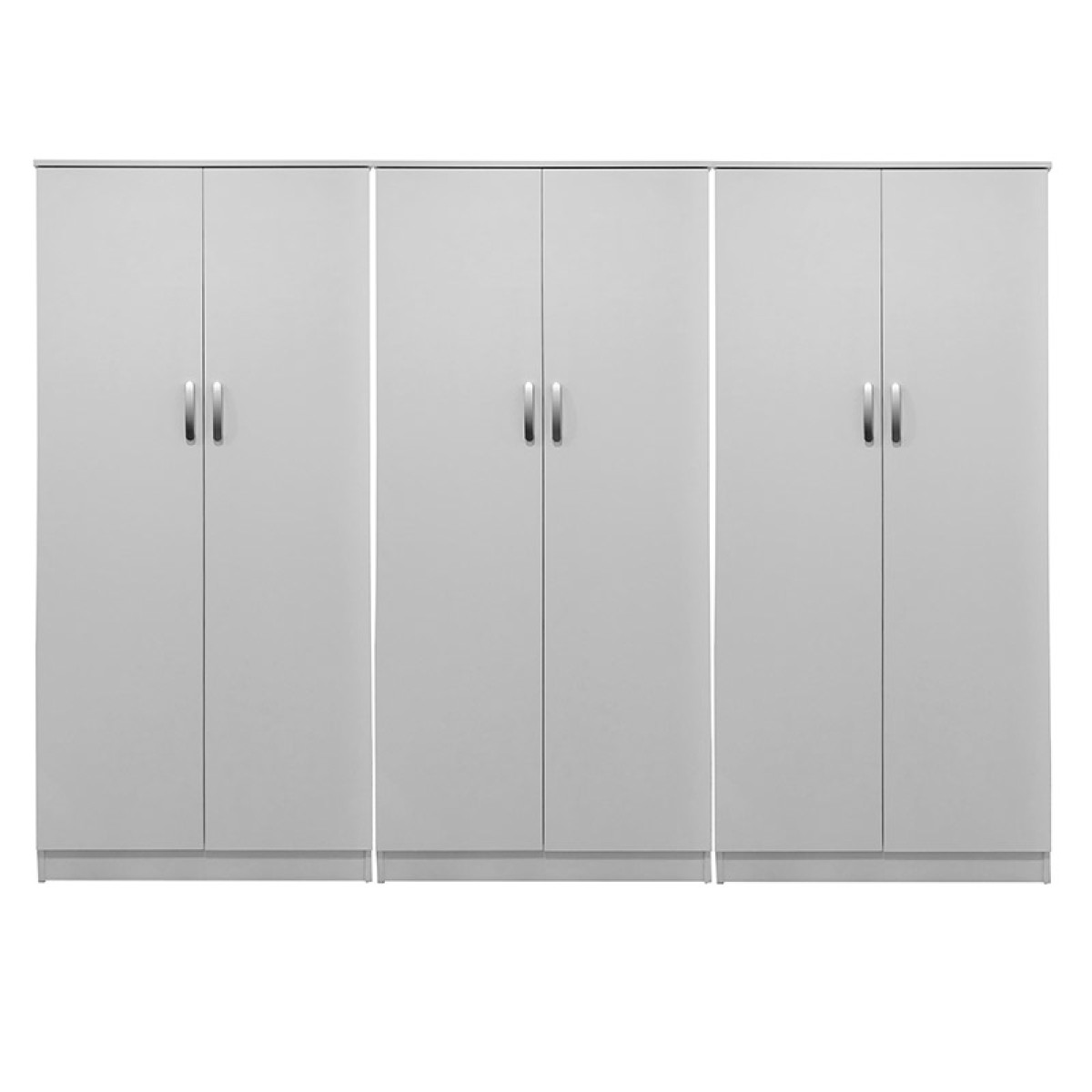 Ντουλάπα εξάφυλλη Lego ΙΙ pakoworld λευκή 240x42x180εκ