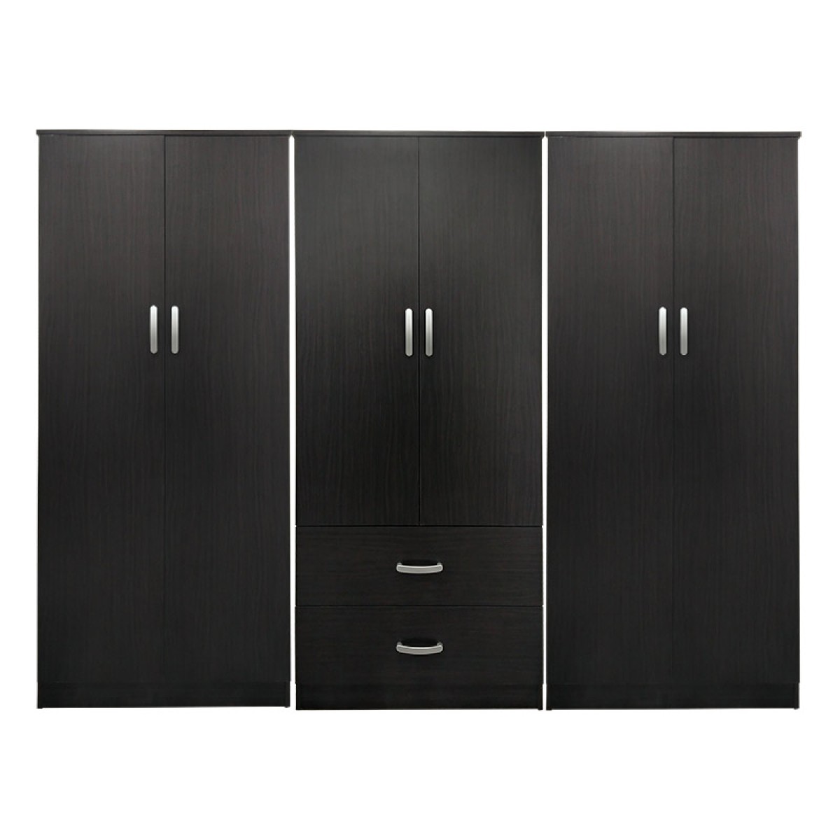 Ντουλάπα εξάφυλλη Lego Ι pakoworld wenge 240x42x180εκ