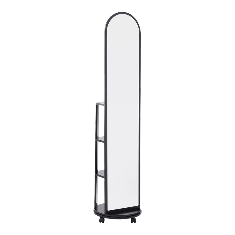 Καθρέπτης τροχήλατος Espero pakoworld mdf με ράφια σε μαύρη απόχρωση Φ34x170εκ Καθρέπτης τροχήλατος Espero pakoworld mdf με ράφια σε μαύρη απόχρωση Φ34x170εκ